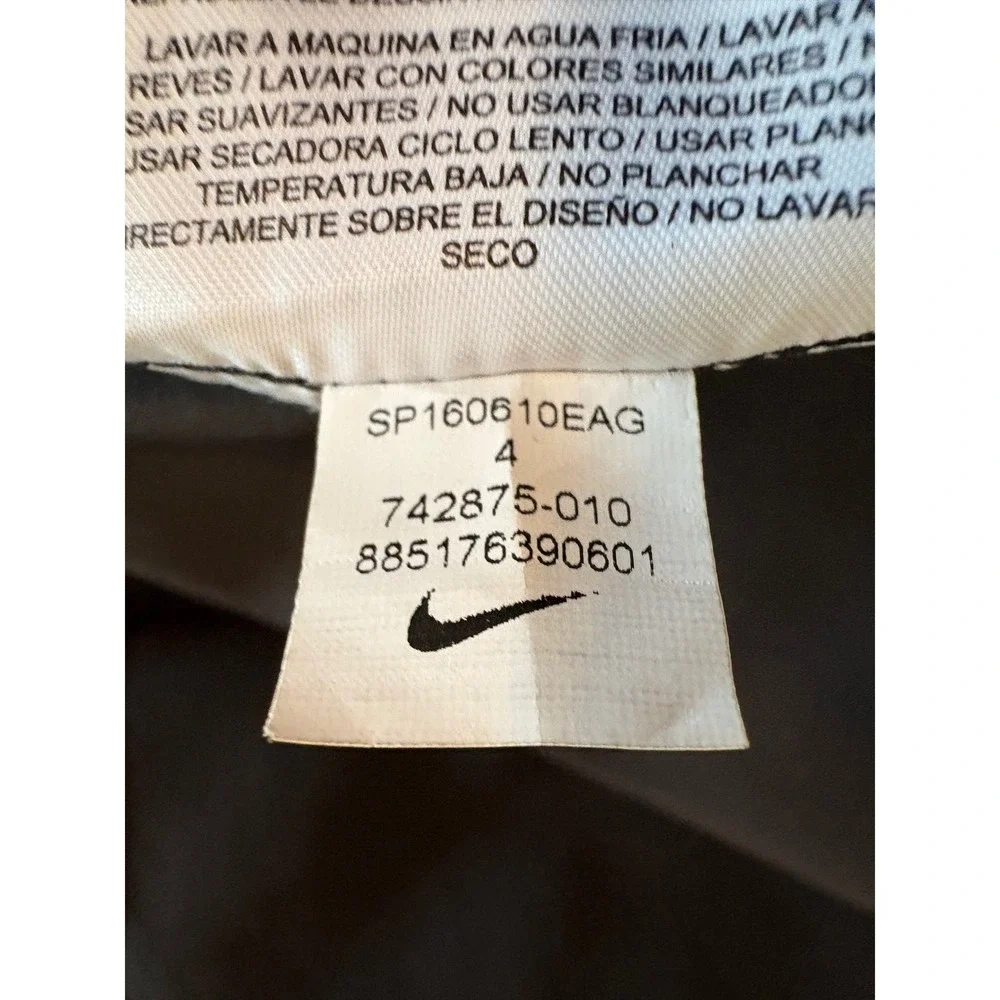 Nike Golf Women Black Dri-FIT Skort Skirt Size 4 742875-010